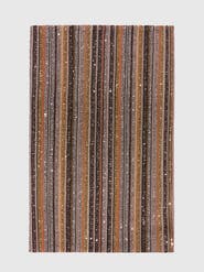 Missoni Ribbed Lamé Viscose Stole With Sequins