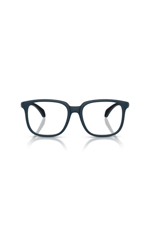 Moncler 53mm Square Optical Glasses In Blue