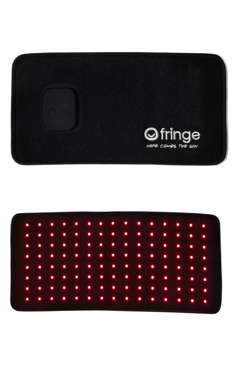 fringe Red Light Therapy Wrap, Main, color, Black