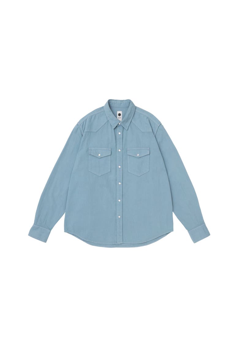 Denim Shirt, Main, color, Bleached