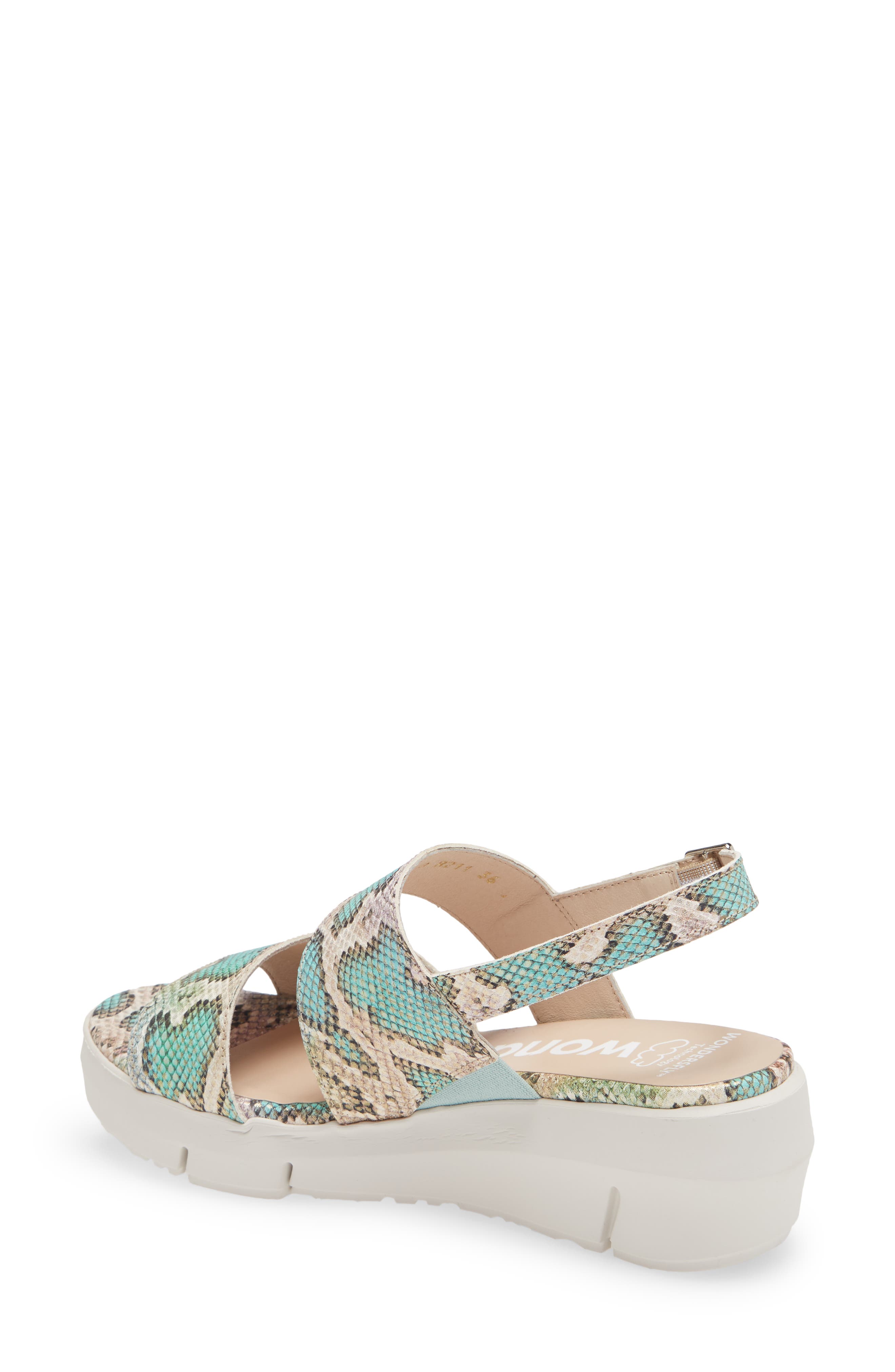D-8211 Platform Sandal, Alternate, color, MEXICO AKUA