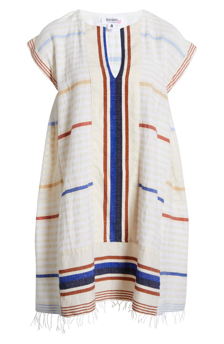 lemlem Elina Stripe Caftan, Alternate, color,