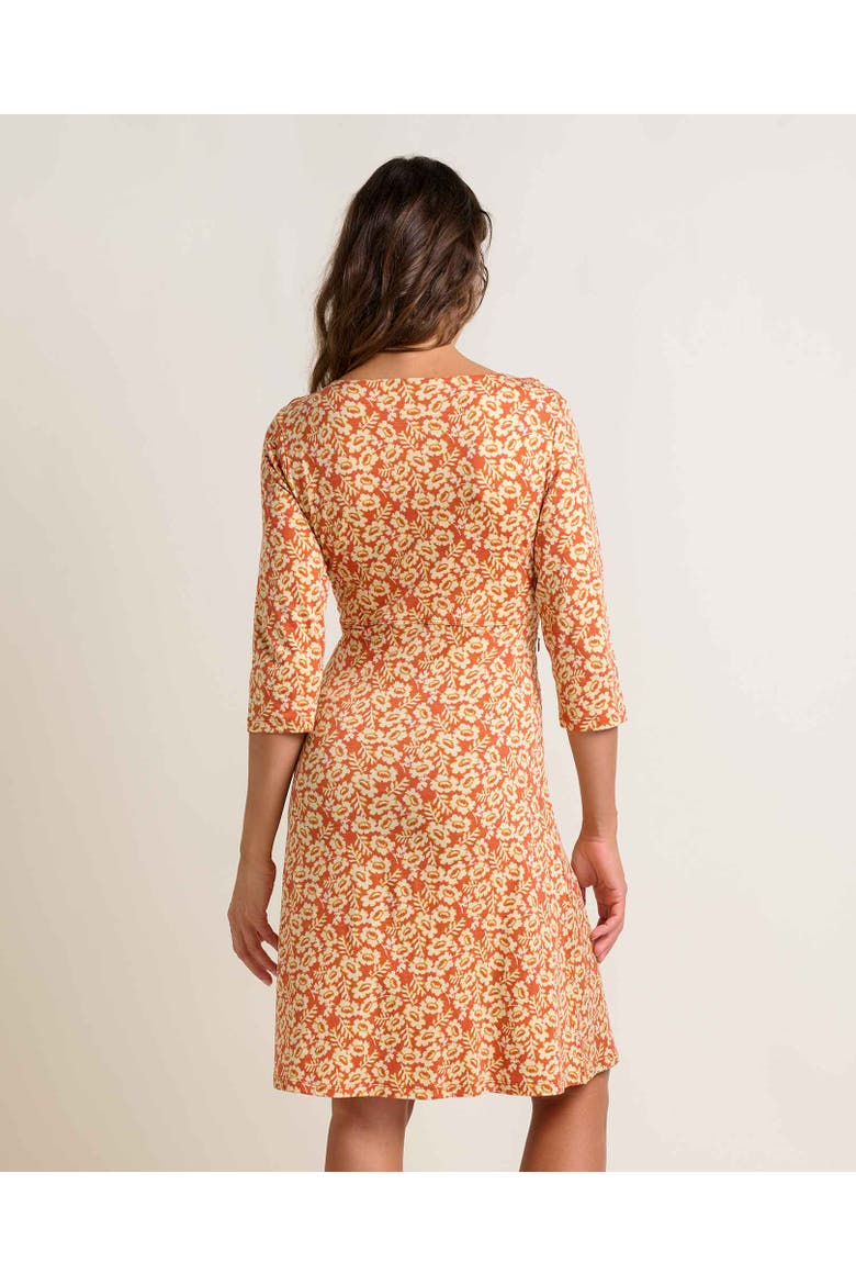 Rosalinda Dress, Alternate, color, Gourd Ikat Print