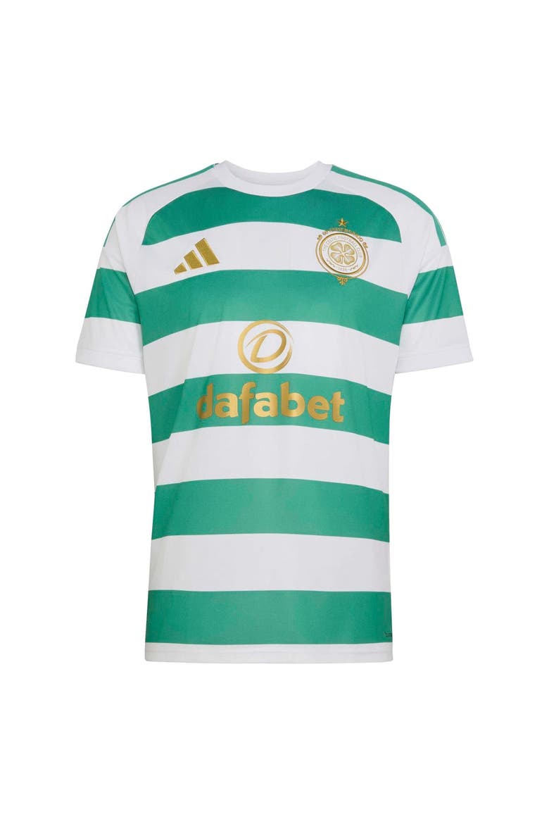 Men's adidas White Celtic Home 2026/27 Replica Jersey, Alternate, color, White