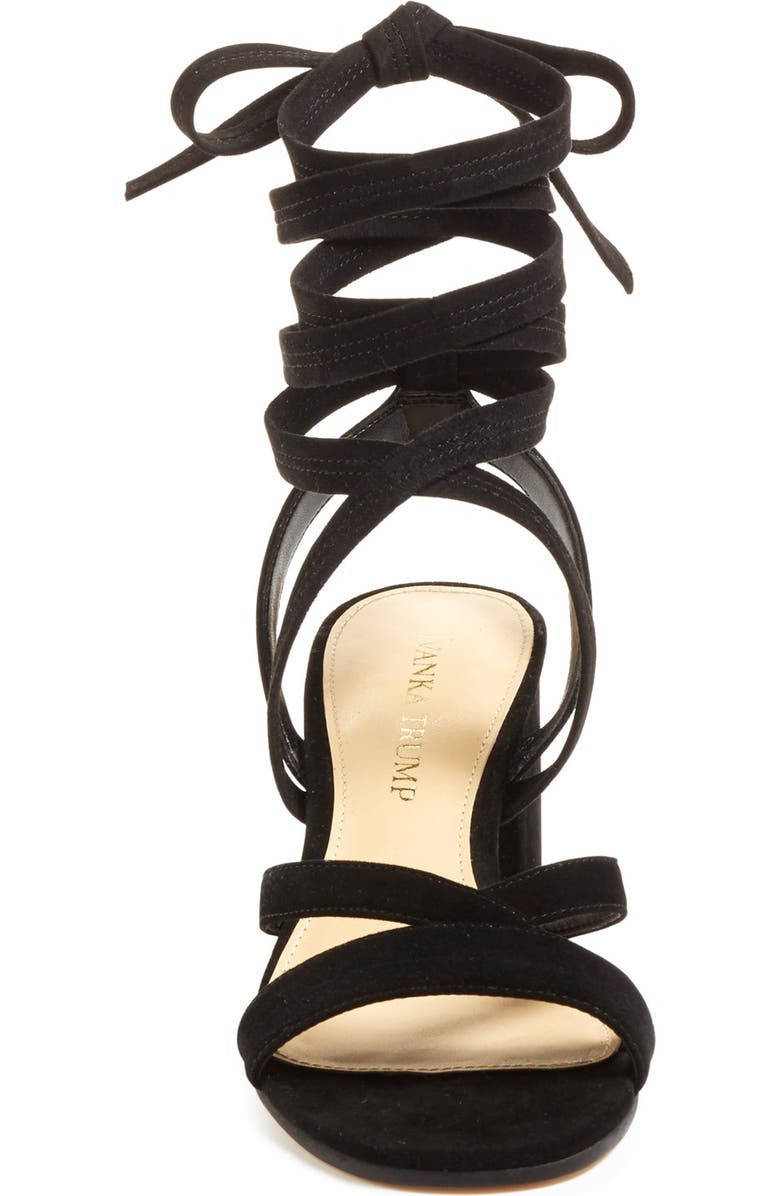 Ivanka Trump 'Ellyn' Lace-Up Sandal, Alternate, color,