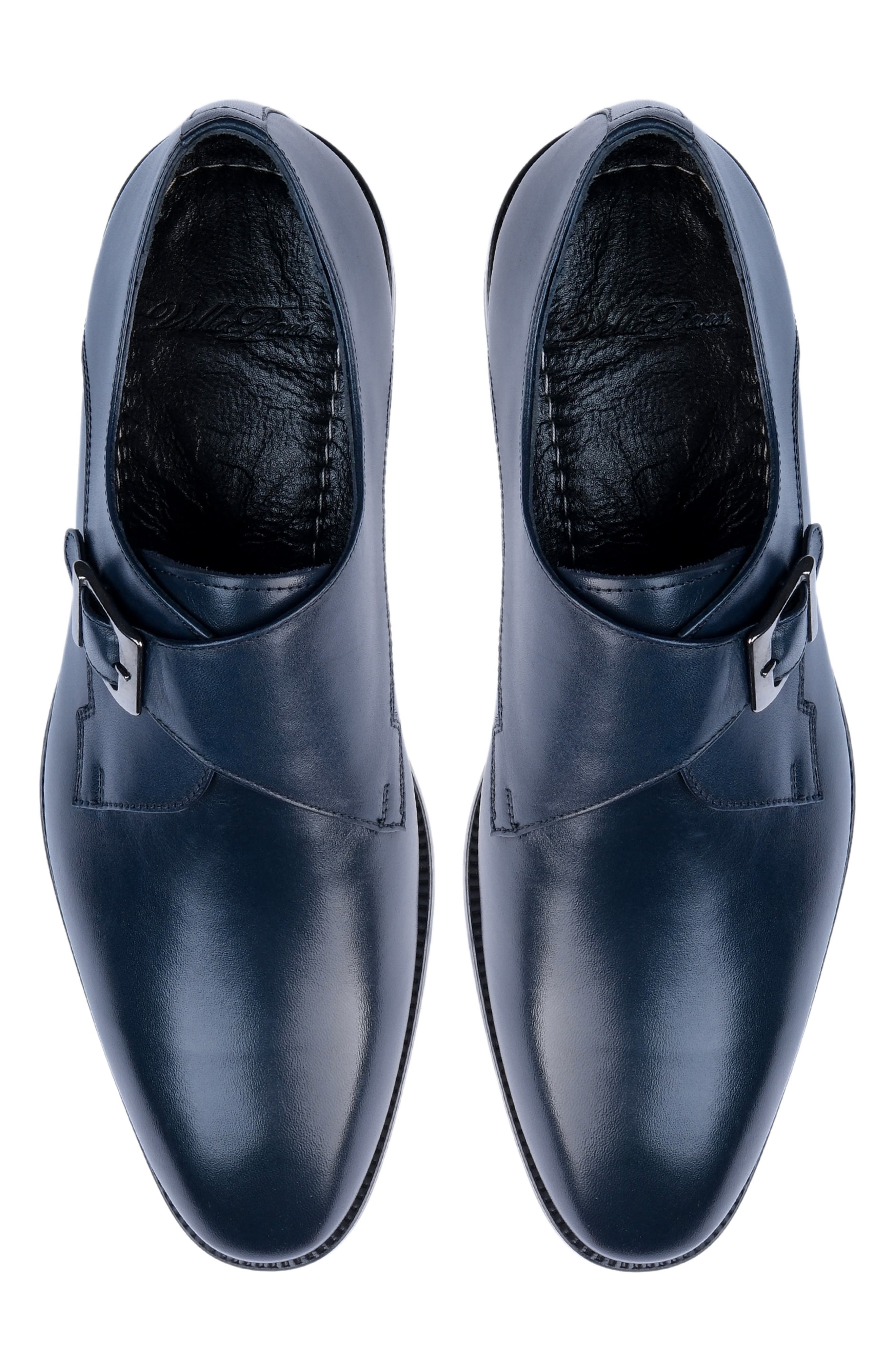 Kyrenia Monk Strap Loafer, Alternate, color, NAVY BLUE