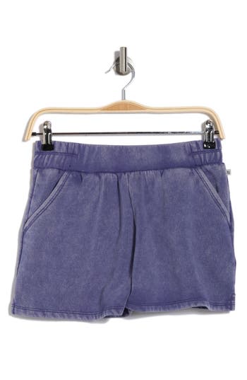 Shop Marika Elle French Terry Shorts In Skipper Blue