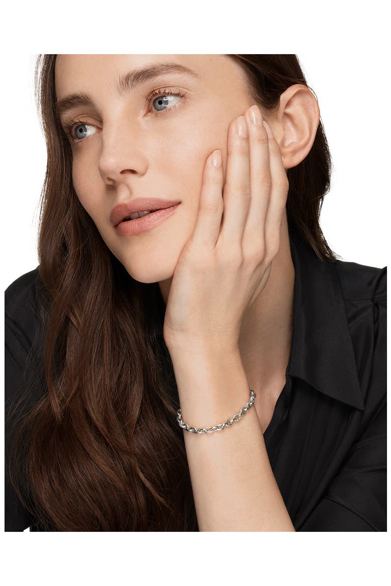 Mercer® Petite Chain Bracelet in Sterling Silver, 4.5mm, Alternate, color, SILVER
