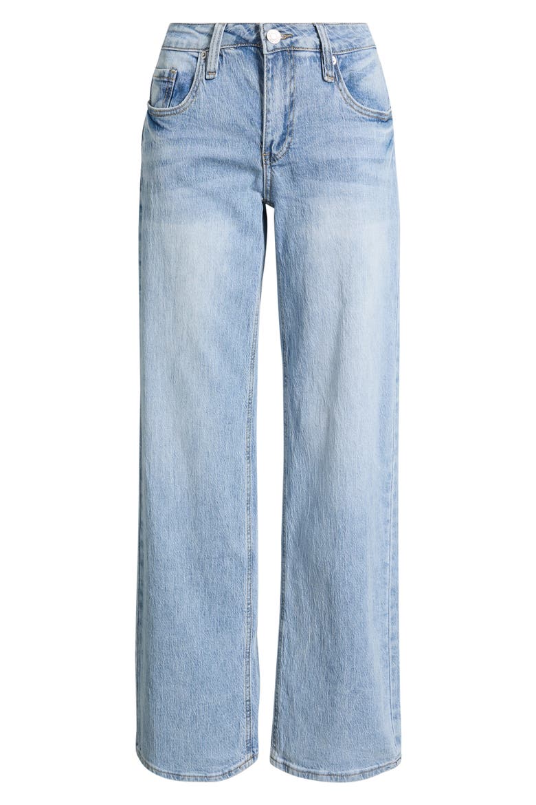 Britney Low Rise Wide Leg Jeans, Alternate, color, LT WASH 24L