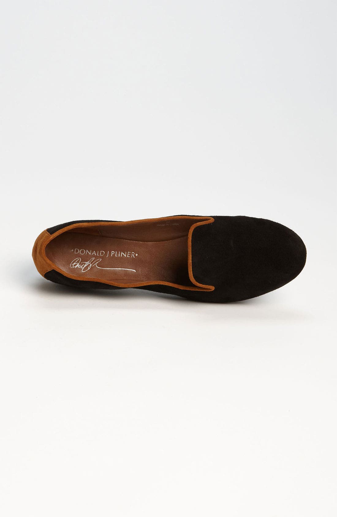 Donald J Pliner 'Denda' Flat, Alternate, color, BLACK SUEDE