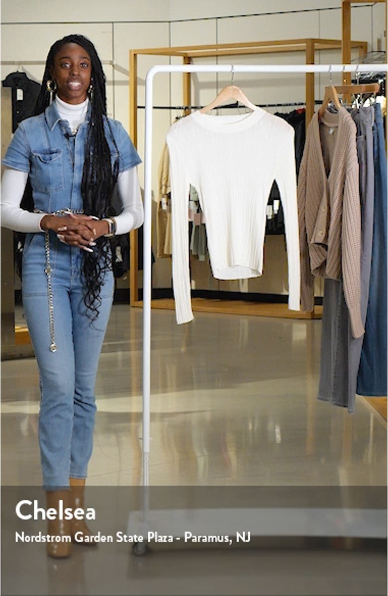 Michele Rib Creweck Sweater, sales video thumbnail