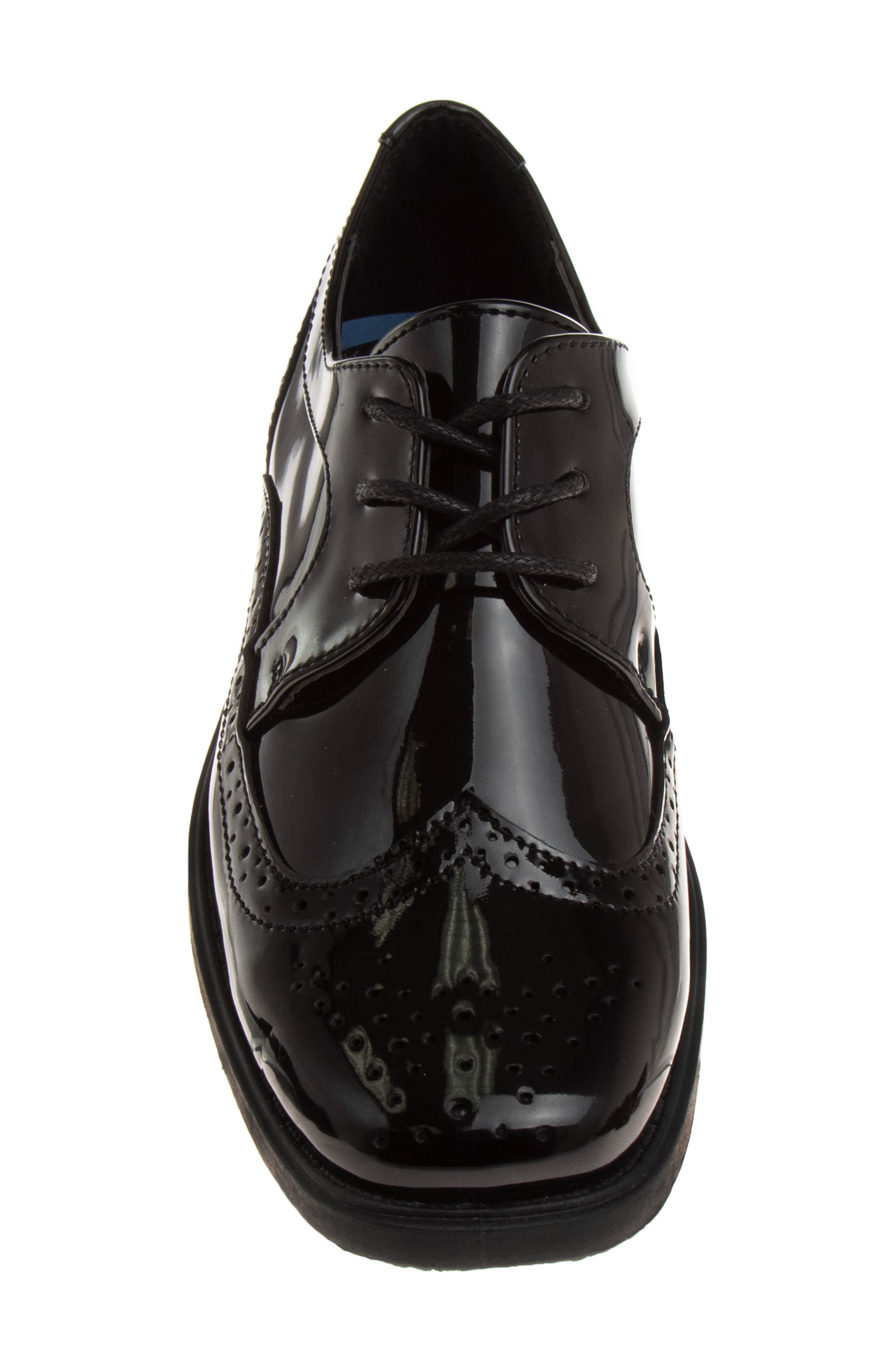 JOSMO Kids' Wingtip Derby, Alternate, color, Black Patent
