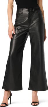 Joe's Faux Leather Ankle Wide Leg Pants