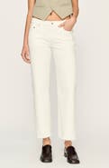 DL1961 Drue Raw Hem Ankle Wide Leg Jeans
