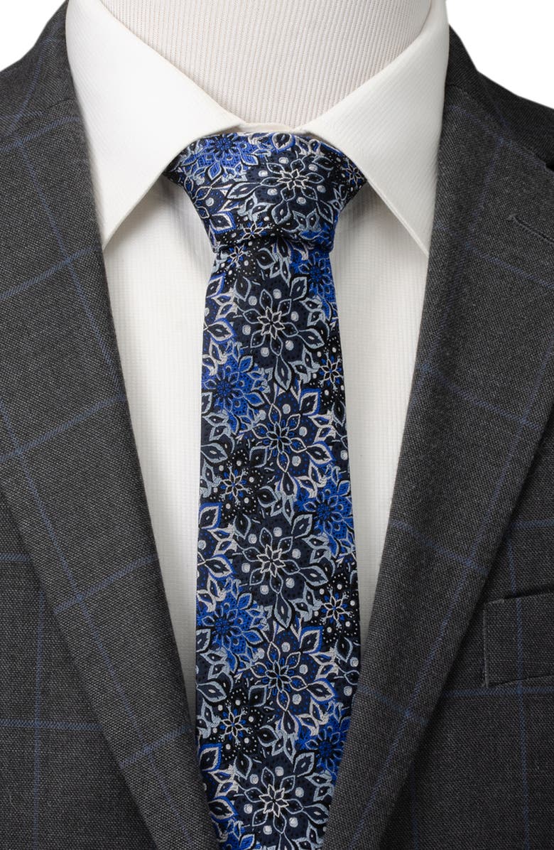 Cufflinks, Inc. Kaleido Floral Silk Tie, Alternate, color, Navy