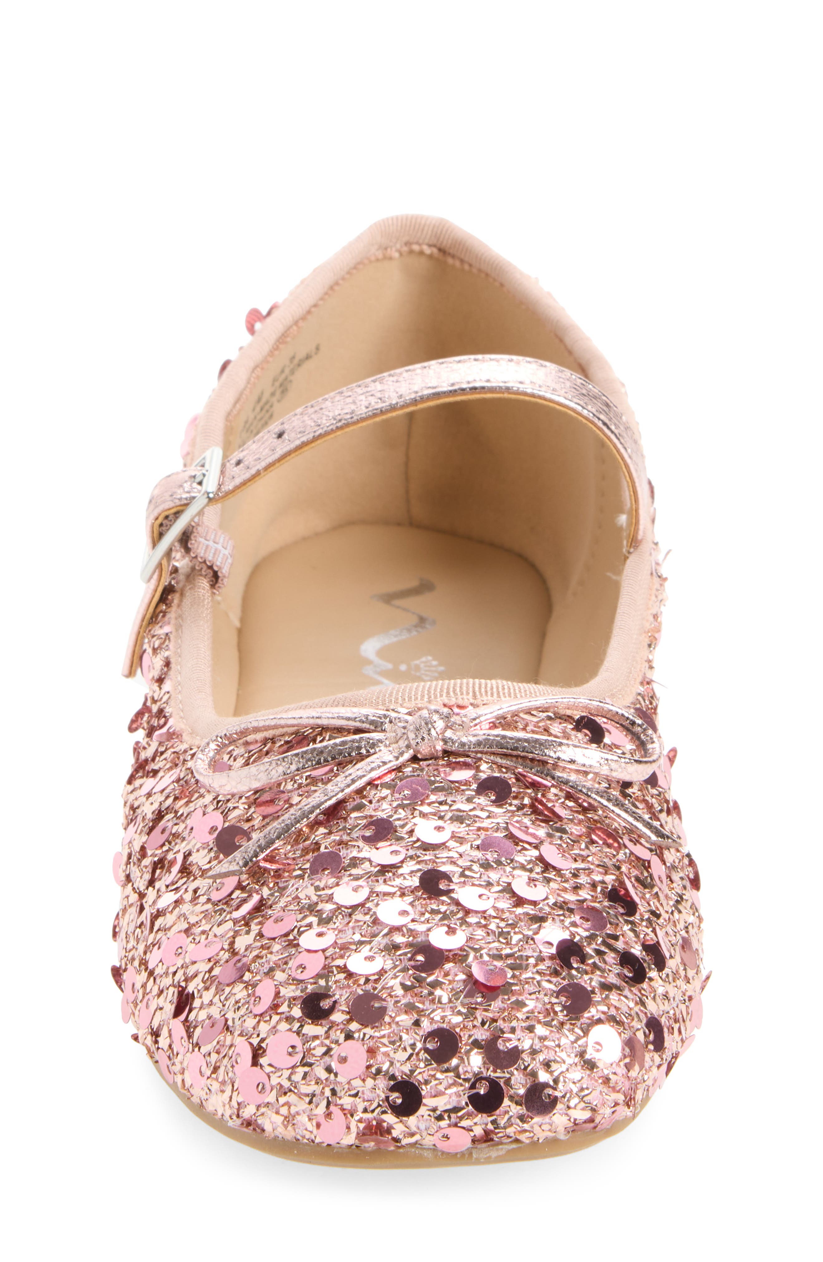 Kids' Sparklin Mary Jane Flat, Alternate, color, LT PINK PAILLETES/ MTLC