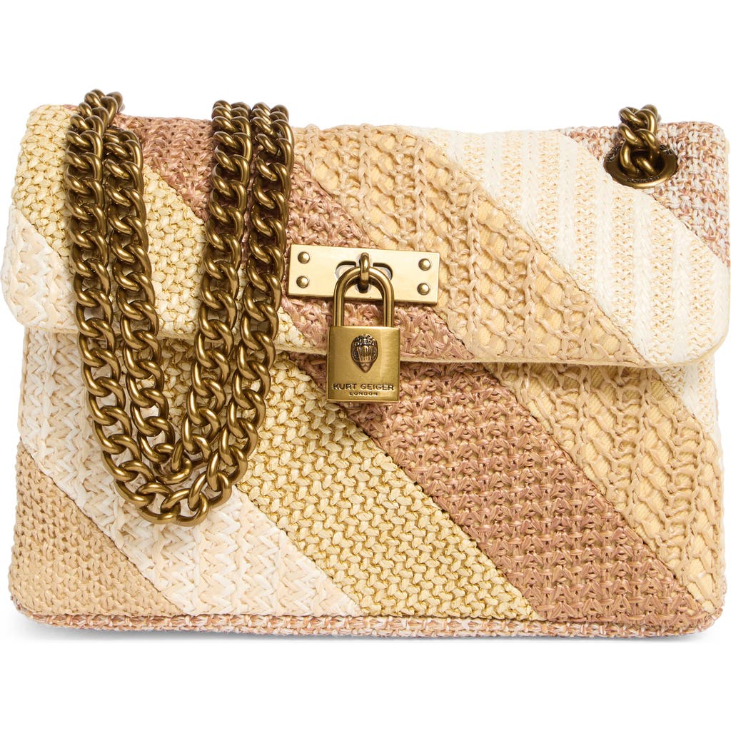 Kurt Geiger London Mini Brixton Convertible Shoulder Bag In Open Brown