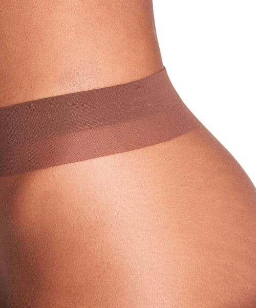 Falke Shelina Toeless 12 Denier Ultra Sheer Tights In Brown