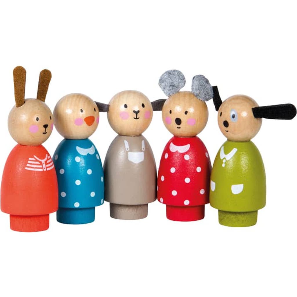 Moulin Roty Assorted Wooden Characters  Playhouse The Big Family in Multi  product