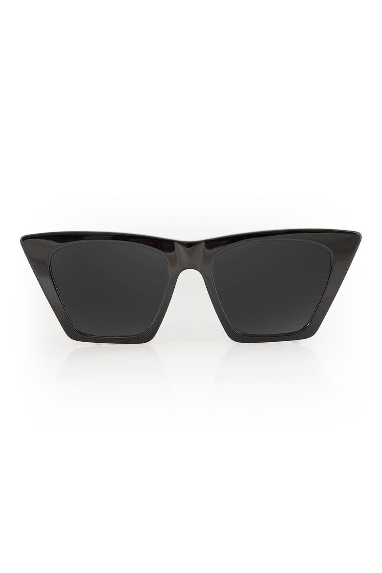 Roux 54mm Sunglasses, Main, color, BLACK/ BLACK