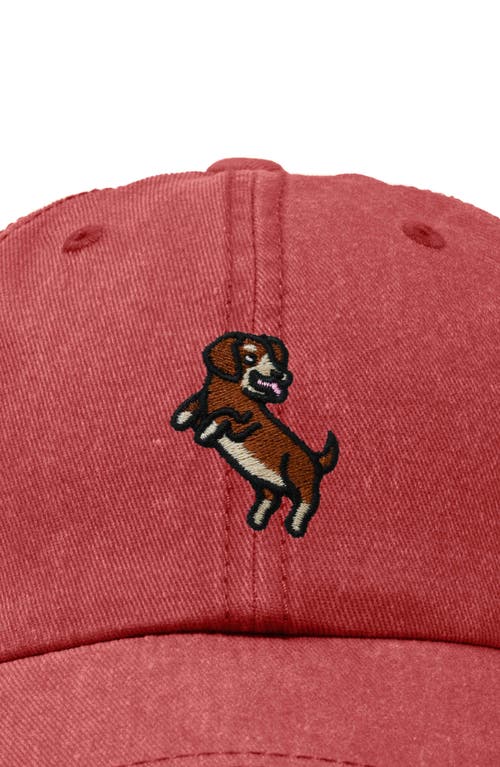 DALIX DALIX DACHSHUND EMBROIDERED DAD CAP