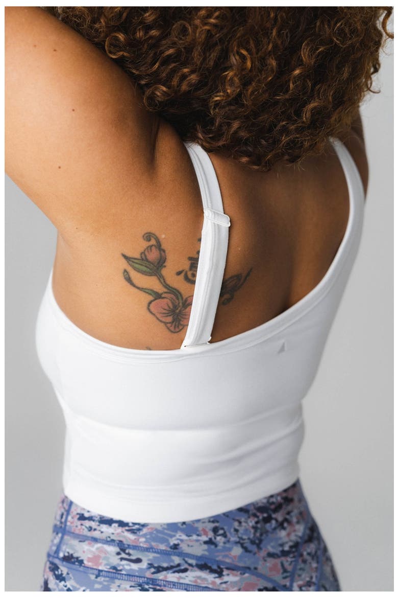 Cloud II Asym Tank, Alternate, color, Snow