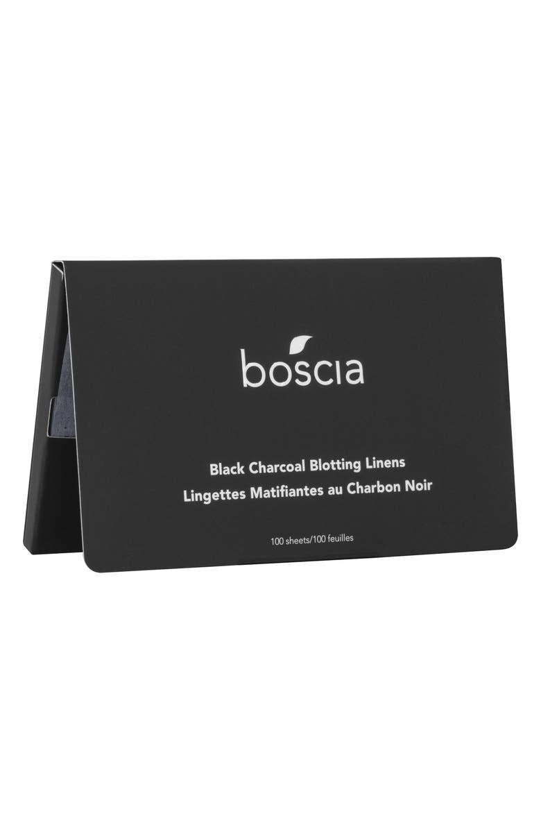 Boscia Black Charcoal Blotting Linens, Main, color,