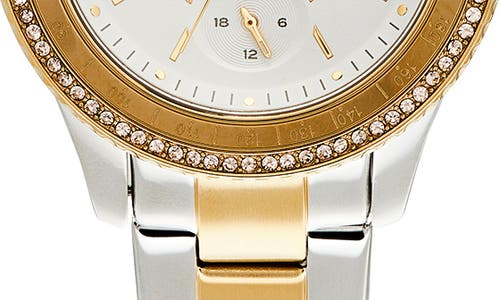 Fossil Stella Sport Crystal Multifunction Two-tone Bracelet Watch, 37mm