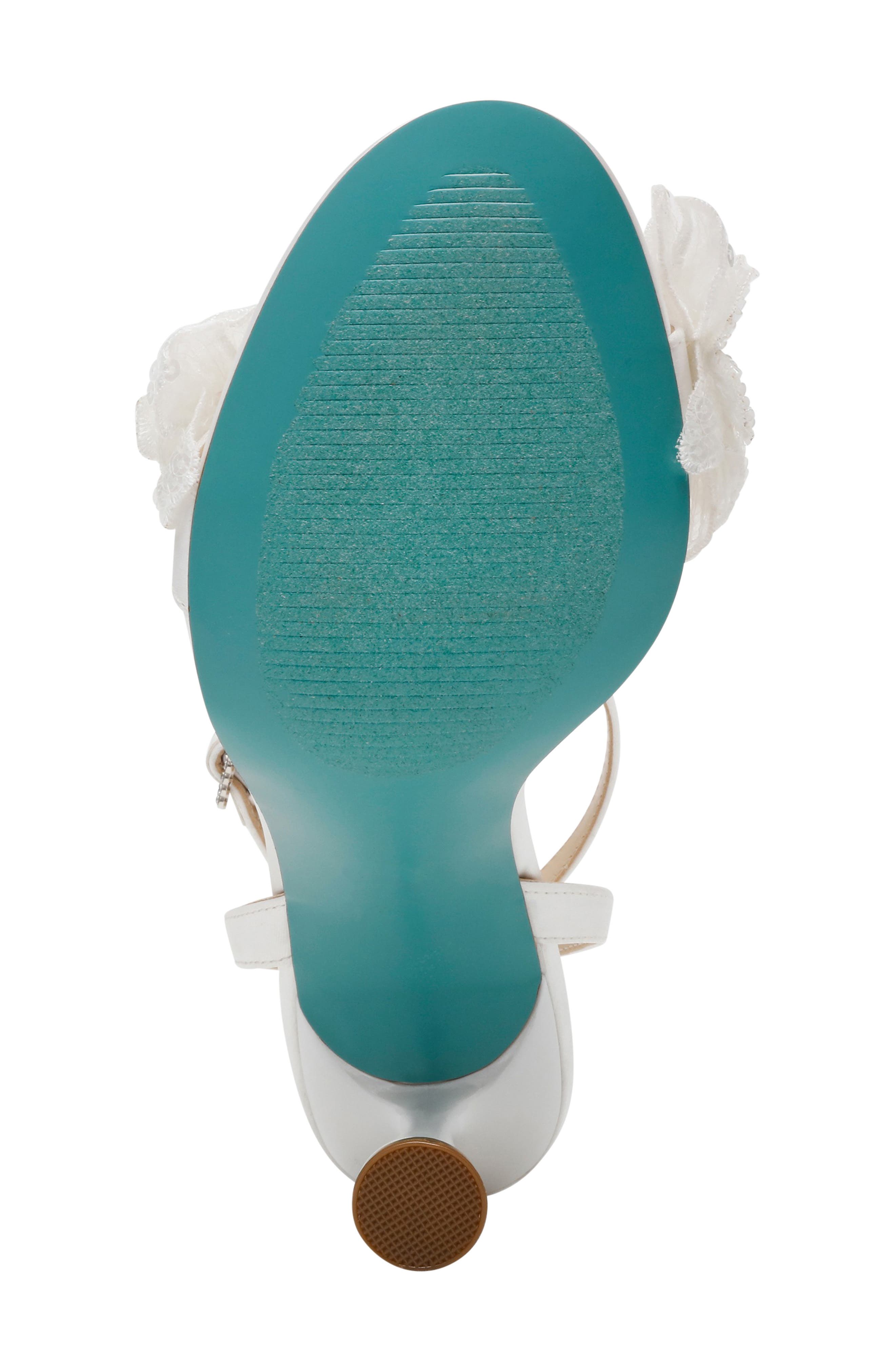 Betsey Johnson Cali Ankle Strap Sandal, Alternate, color, Ivory