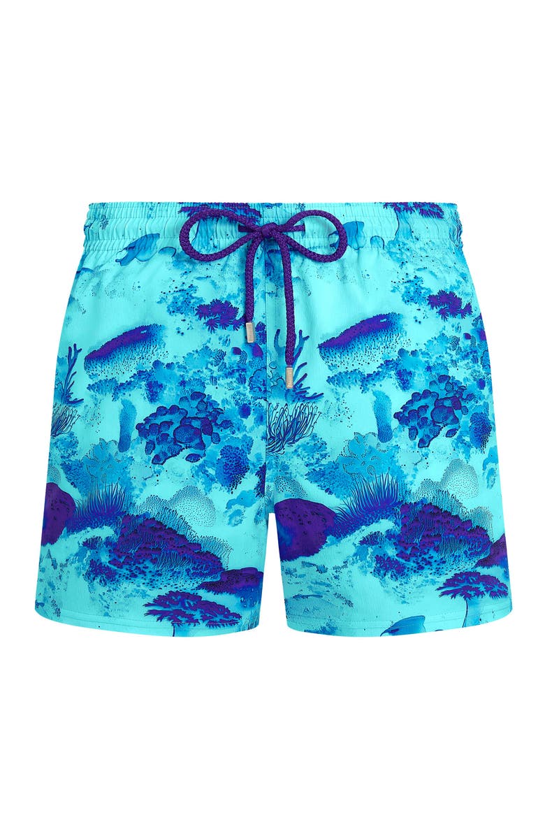 Vilebrequin Men Stretch Short Swim Shorts Coral Reef, Main, color, Oxygen
