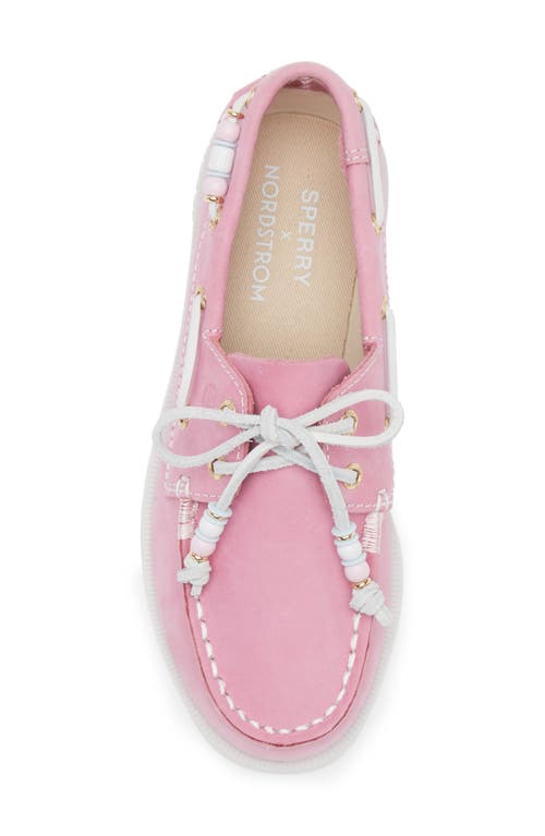 Sperry Authentic Original 2-eye Beaded Boat Shoe In Mauve