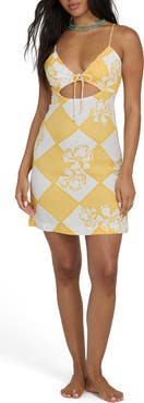 Billabong Love Life Cutout Minidress