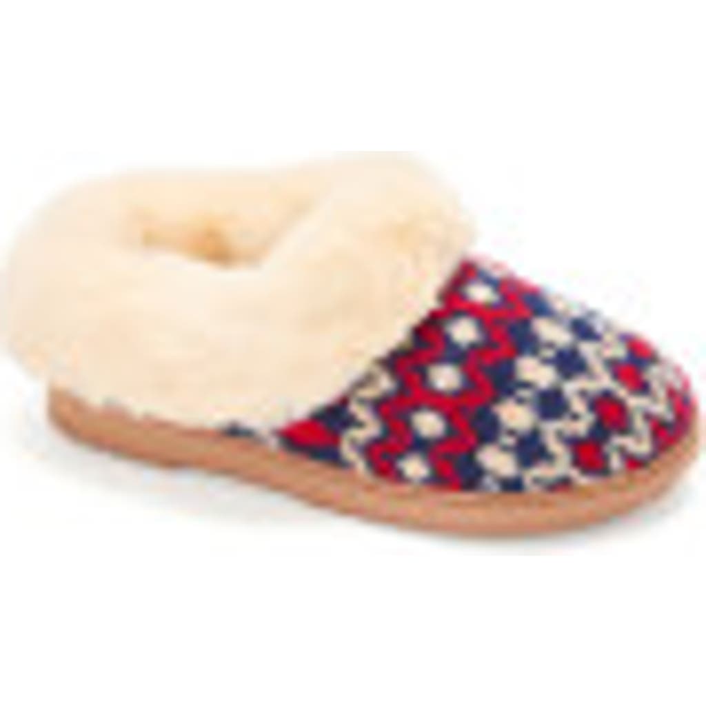 Dearfoams Hannah Festive Knit Clog Slipper In Multi