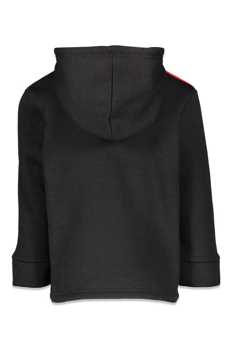 Spider-Man Fleece Quarter-Zip Hoodie, Alternate, color, Miles Morales Black