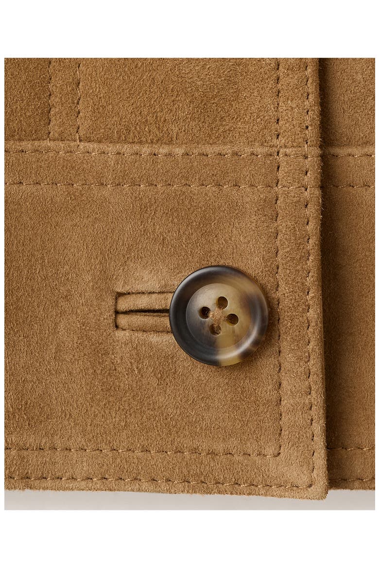 Suede Jacket, Alternate, color, OCHRE
