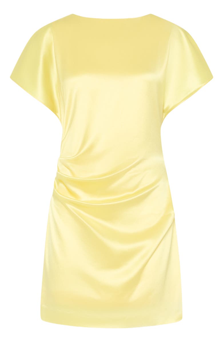 Milly Kora Hammered Satin Minidress, Alternate, color, 