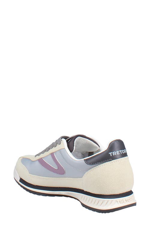 Tretorn Rawlins Retro Sneaker In Grey/lavender