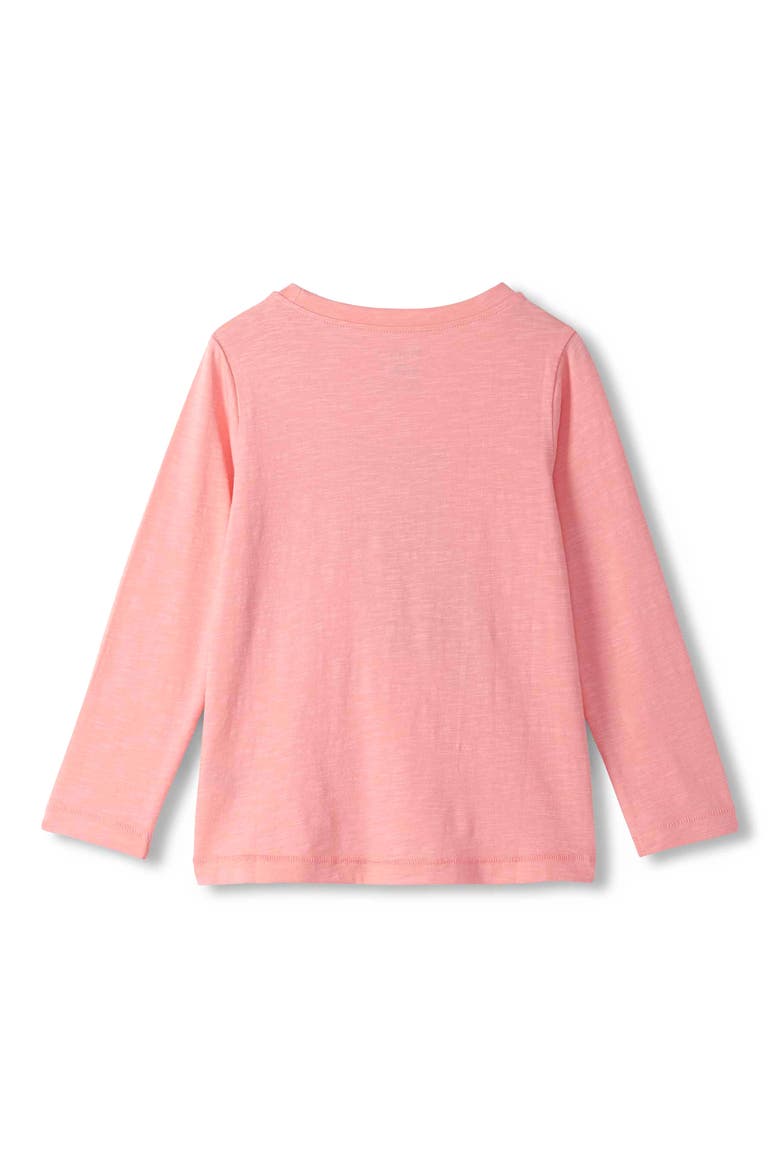 Kids' Majestic Owl Long Sleeve Cotton Graphic T-Shirt, Alternate, color, FLAMINGO PINK