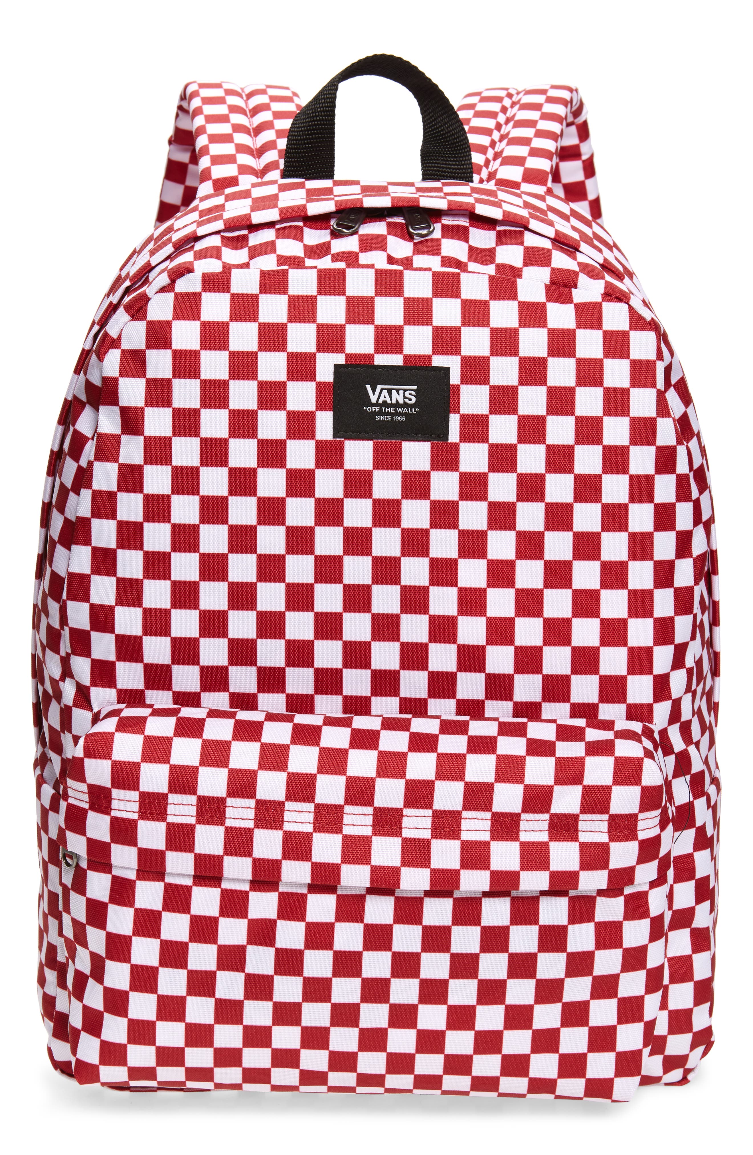 Vans Old Skool Checkerboard Canvas Backpack, Main, color, 