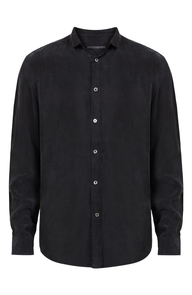 John Varvatos Slim Fit Button-Up Shirt, Alternate, color, Black
