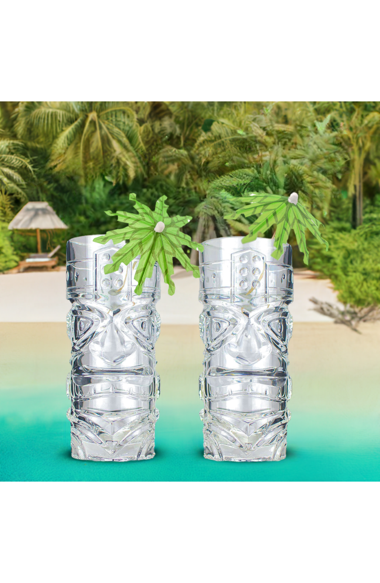 Prince of Scots The Original Tiki Glass Party in a Box, Alternate, color, Green