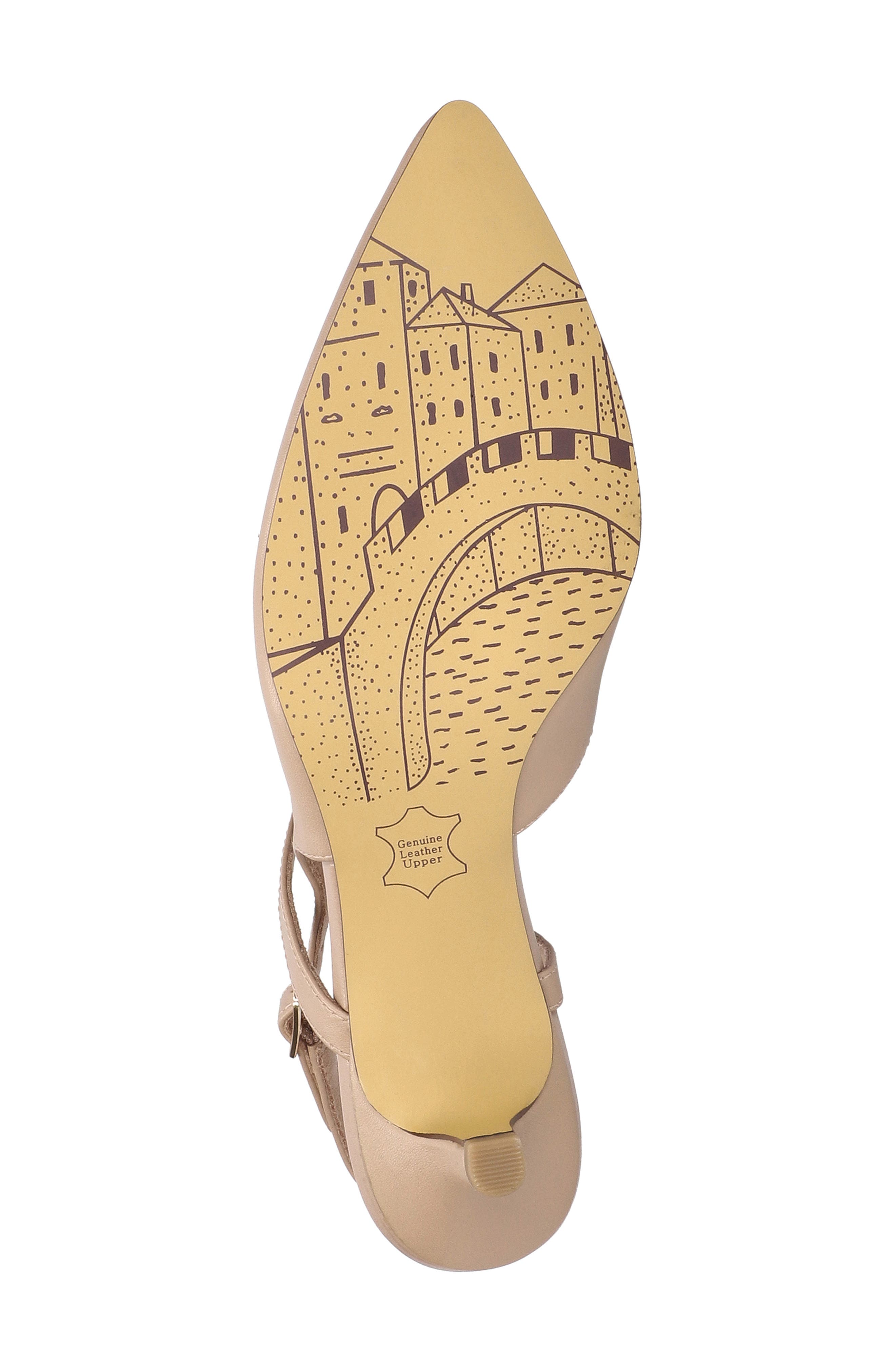 Kayce Pointed Toe Pump, Alternate, color, NUDE LEATHER