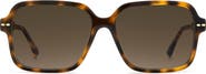 Isabel Marant 57mm Gradient Rectangular Sunglasses