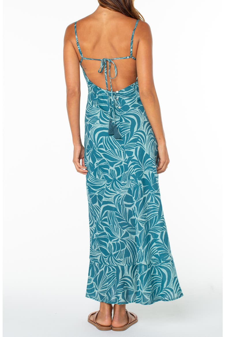 Paradise Floral Cotton Maxi Sundress, Alternate, color, DRAGONFLY
