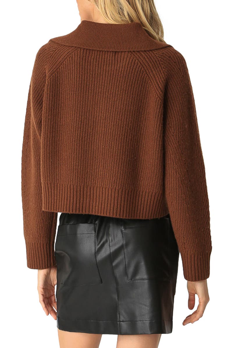 Electric & Rose Billie Merino Wool & Cashmere Blend Cardigan, Alternate, color, 