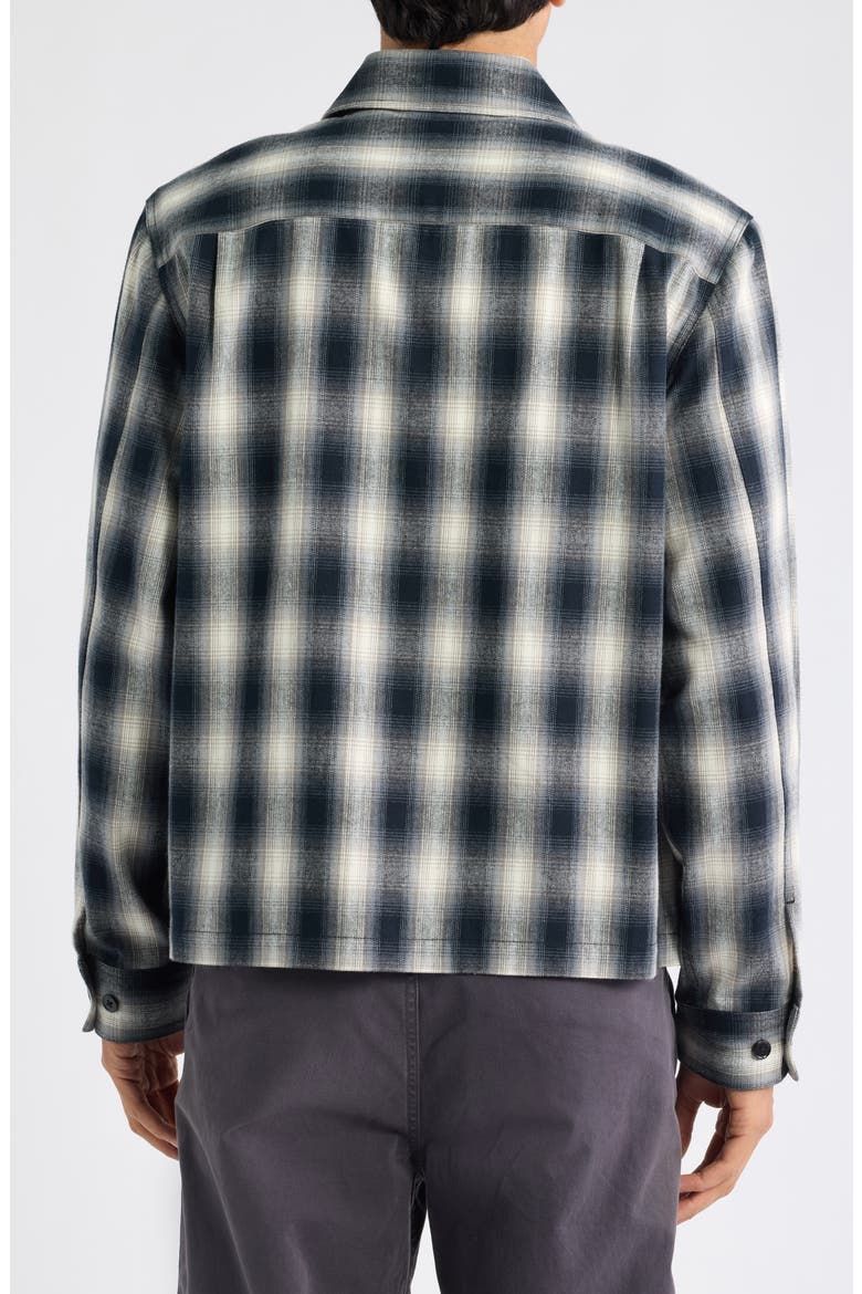 Zoclao Zip Front Shirt Jacket, Alternate, color, BLK