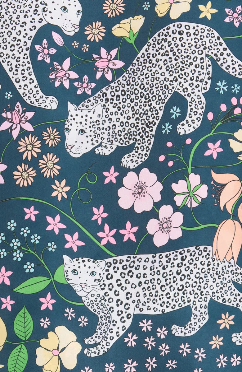 Karen Mabon Spring Leopards Satin Pajamas, Alternate, color, 