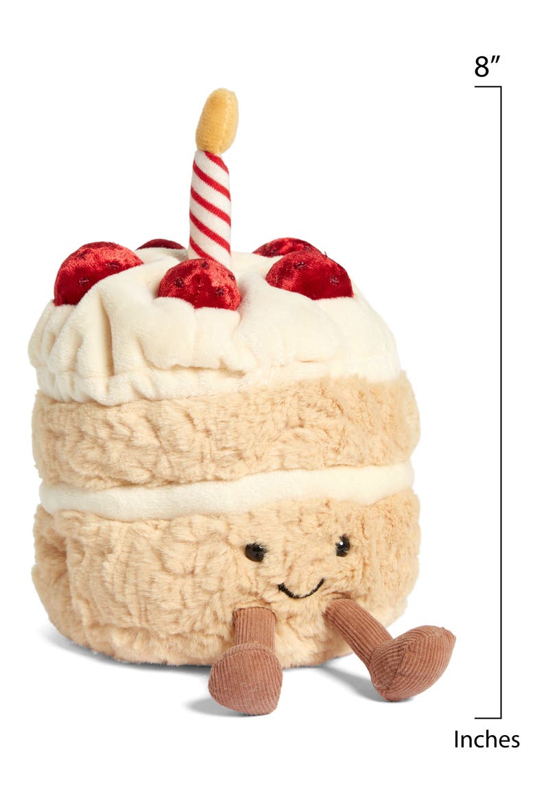 Amusable Birthday Cake Plush Toy, Alternate, color, MULTI
