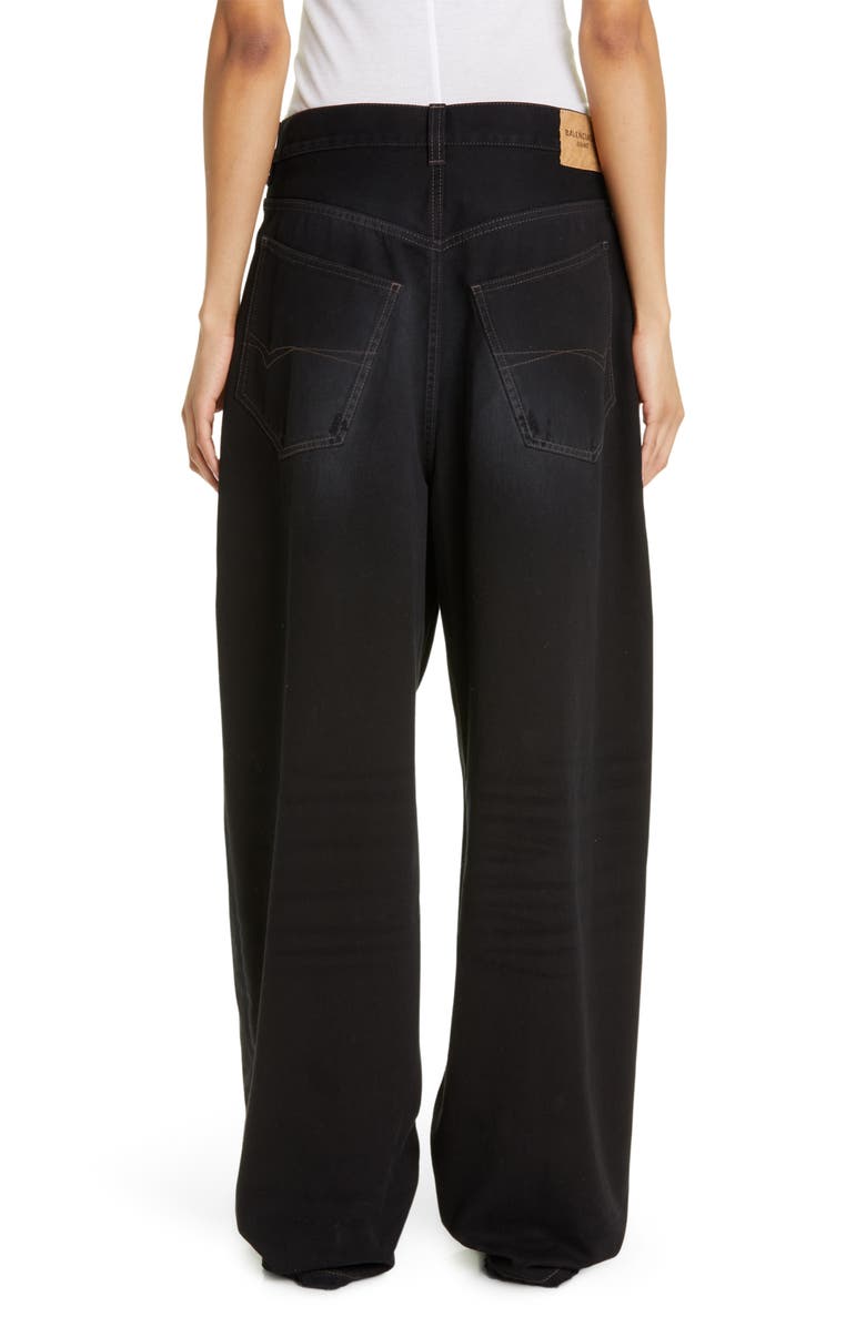 Balenciaga Baggy Nonstretch Jeans, Alternate, color,