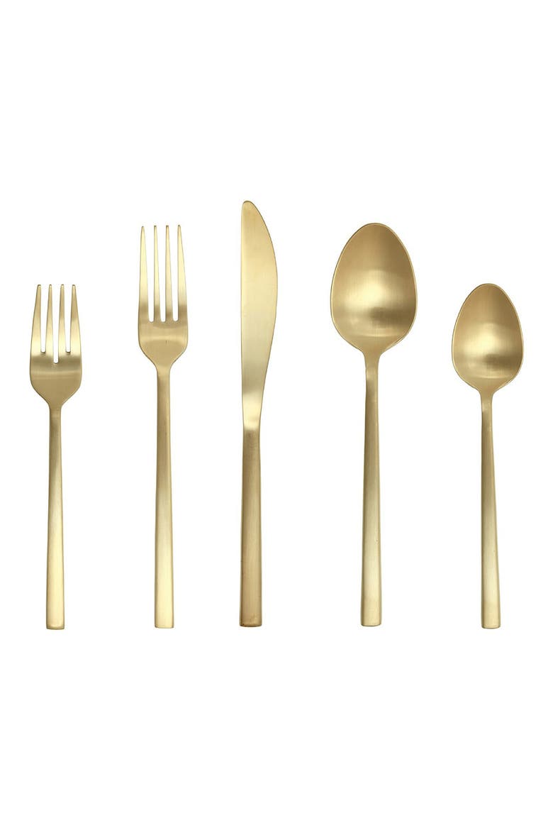 Arezzo 20-Piece Place Setting, Main, color, GOLD